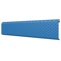 Софит, линеарная потолочно-стеновая панель с ПЕРФОРАЦИЕЙ для вентиляции RAL5015 Небесно-Голубой