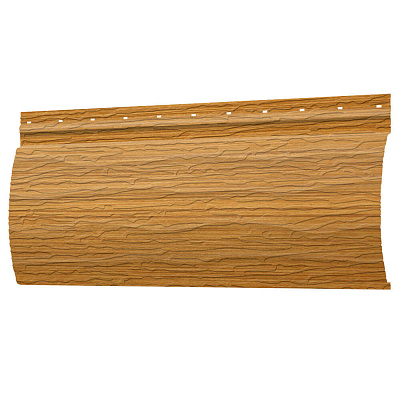 Сайдинг металлический (металлосайдинг) царьсайдинг Бревно Рубленое 4Д Тик для фасада