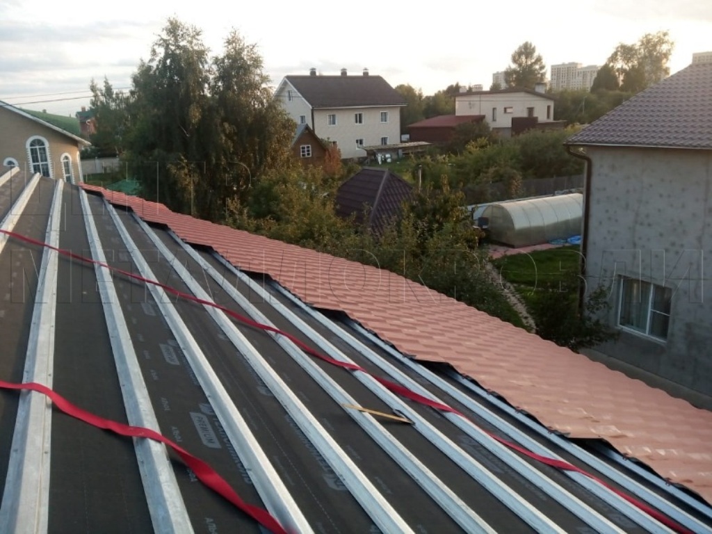 Металлочерепица Геркулес 8004 терракотовый Стальной Бархат от Центра Металлокровли в Казани