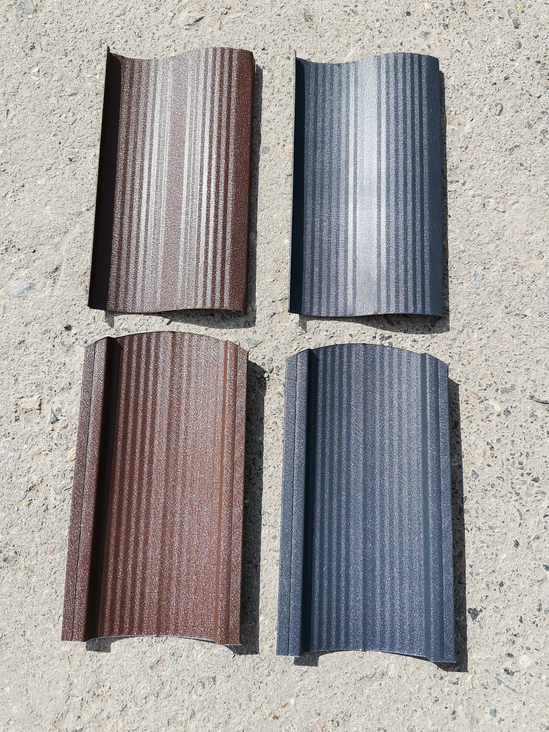 Металлопрофиль двусторонний под Стальной Бархат в Казани